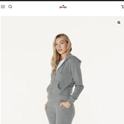 Brand New SPORTIQE Zip Up Hoodie Size Small