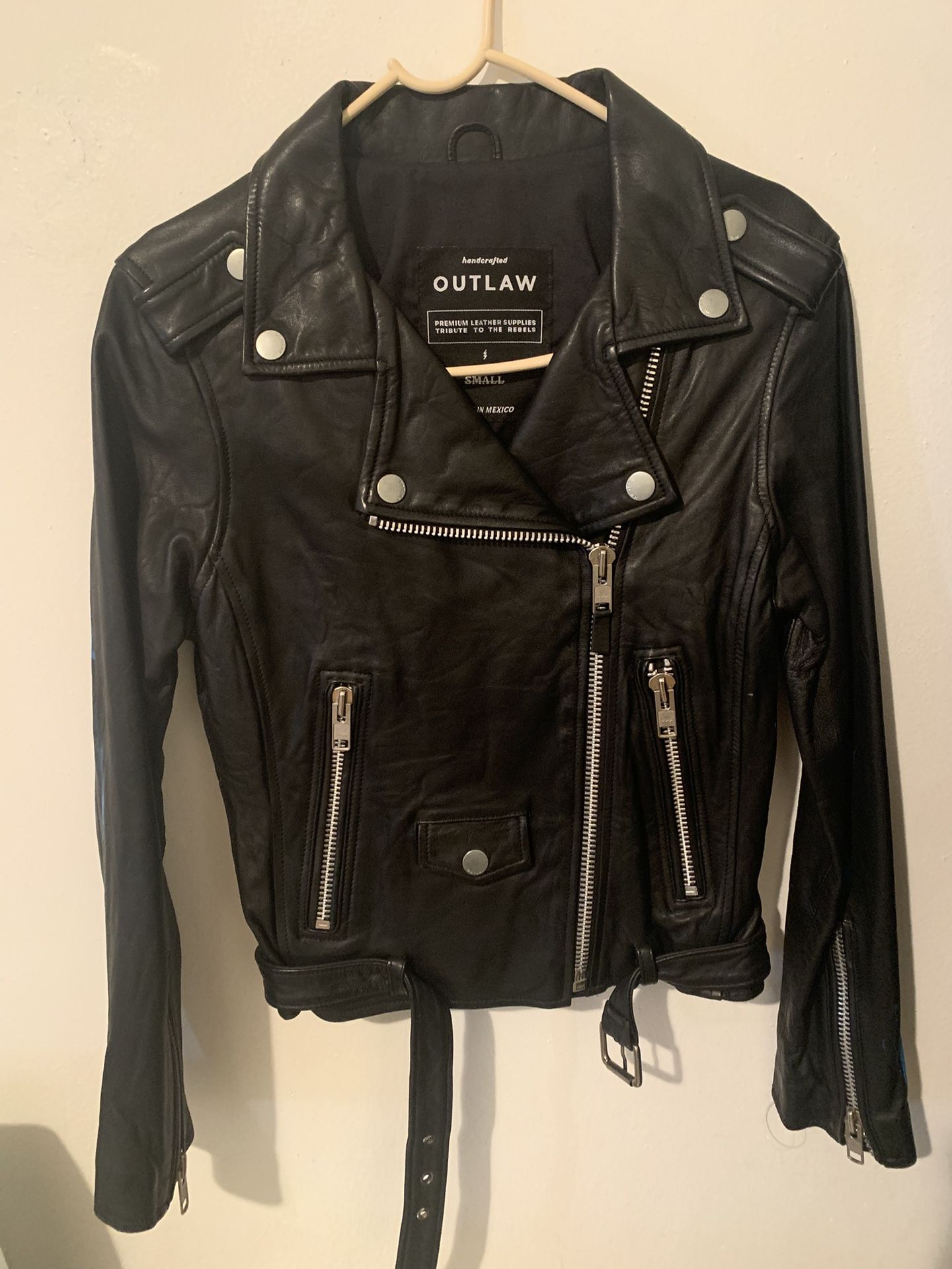 Original Women Black Leather Jacket With Unique Design Real Leather