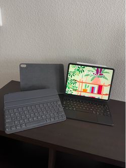iPad Pro 11-inch (2018) + 3 cases & Apple Pencil