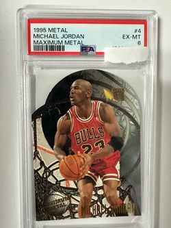 95 Fleer Metal Michael Jordan Maximum Metal card