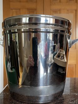 Williams Sonoma Ice Bucket And Tongs