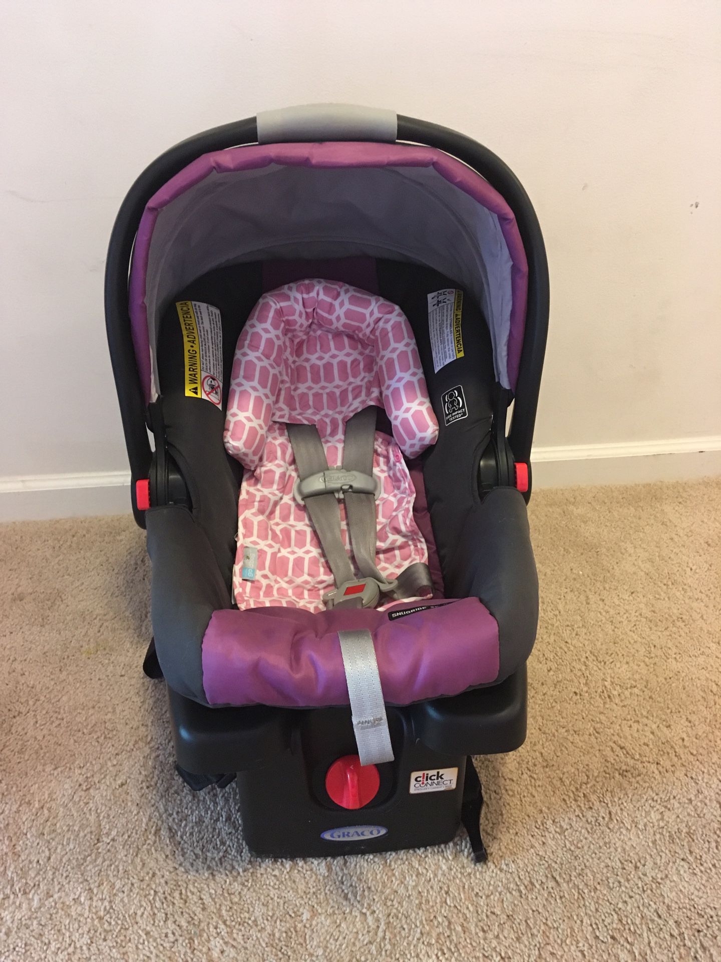 Baby girl infant Car seat