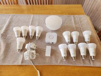 Bulk Smart Bulbs and Smart Bulb Accessories (Philips HUE bulbs, switch, bridge, etc).