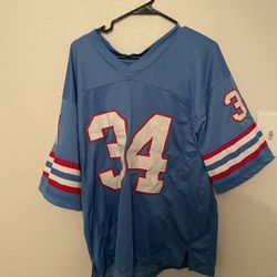 Earl Campbell oilers jersey (stitched)