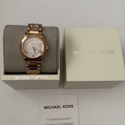 Michael Kors Rose Gold Watch BN