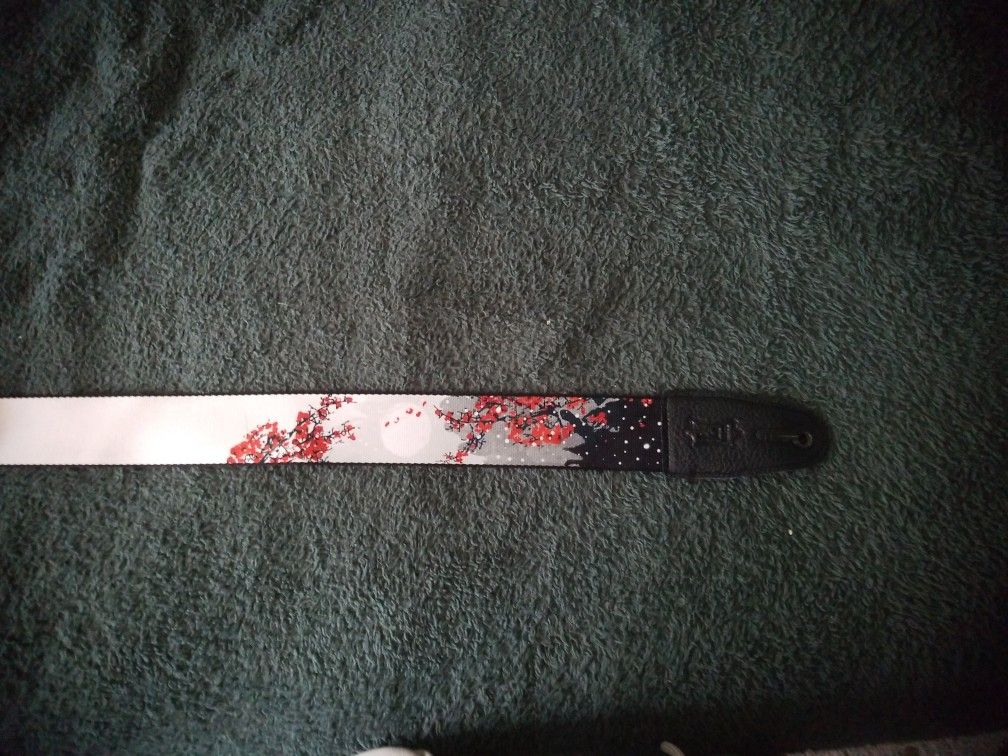 Cherry Blossom Guitar/ Bass Strap