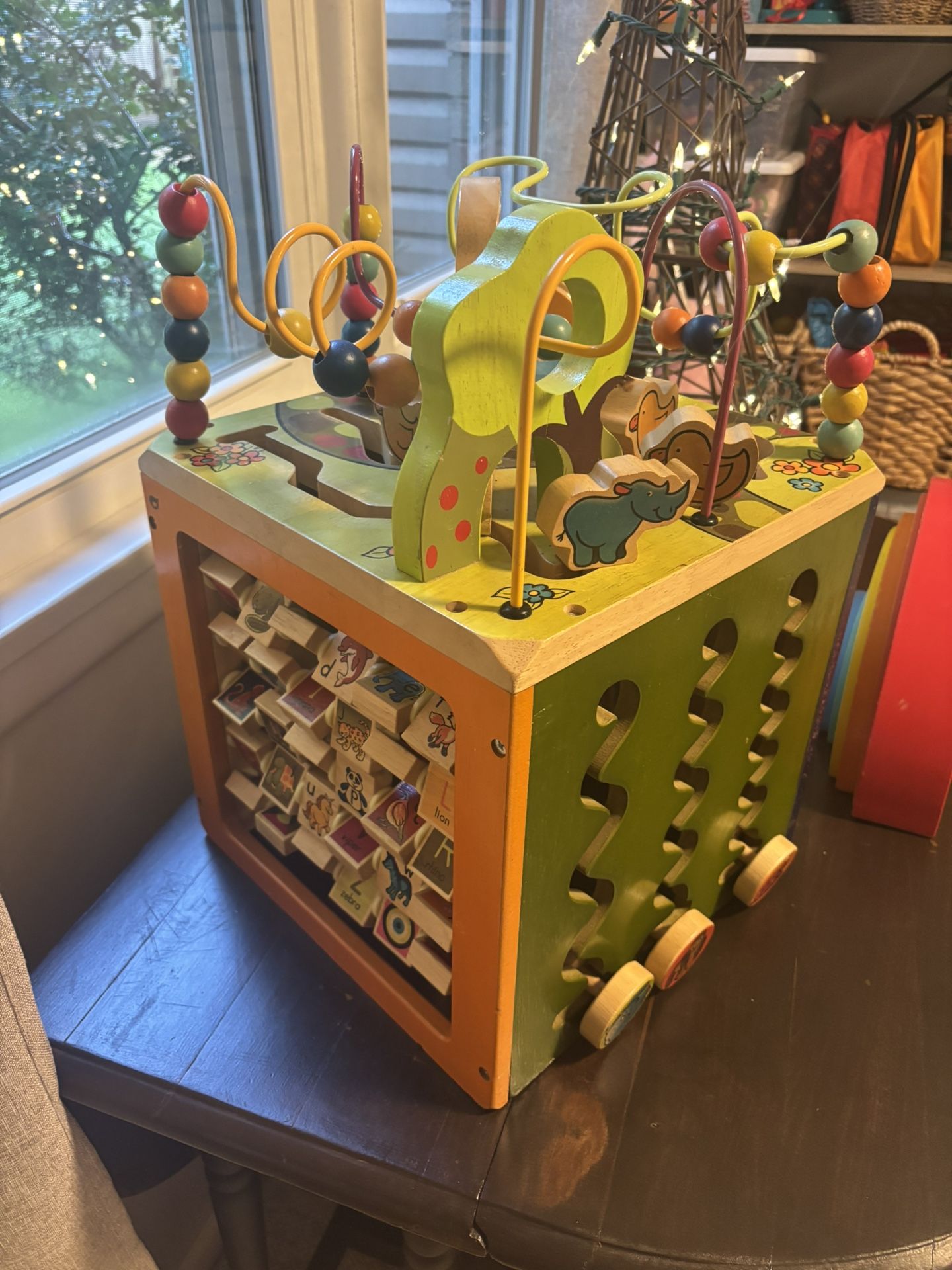Toddler Wooden Activity Center