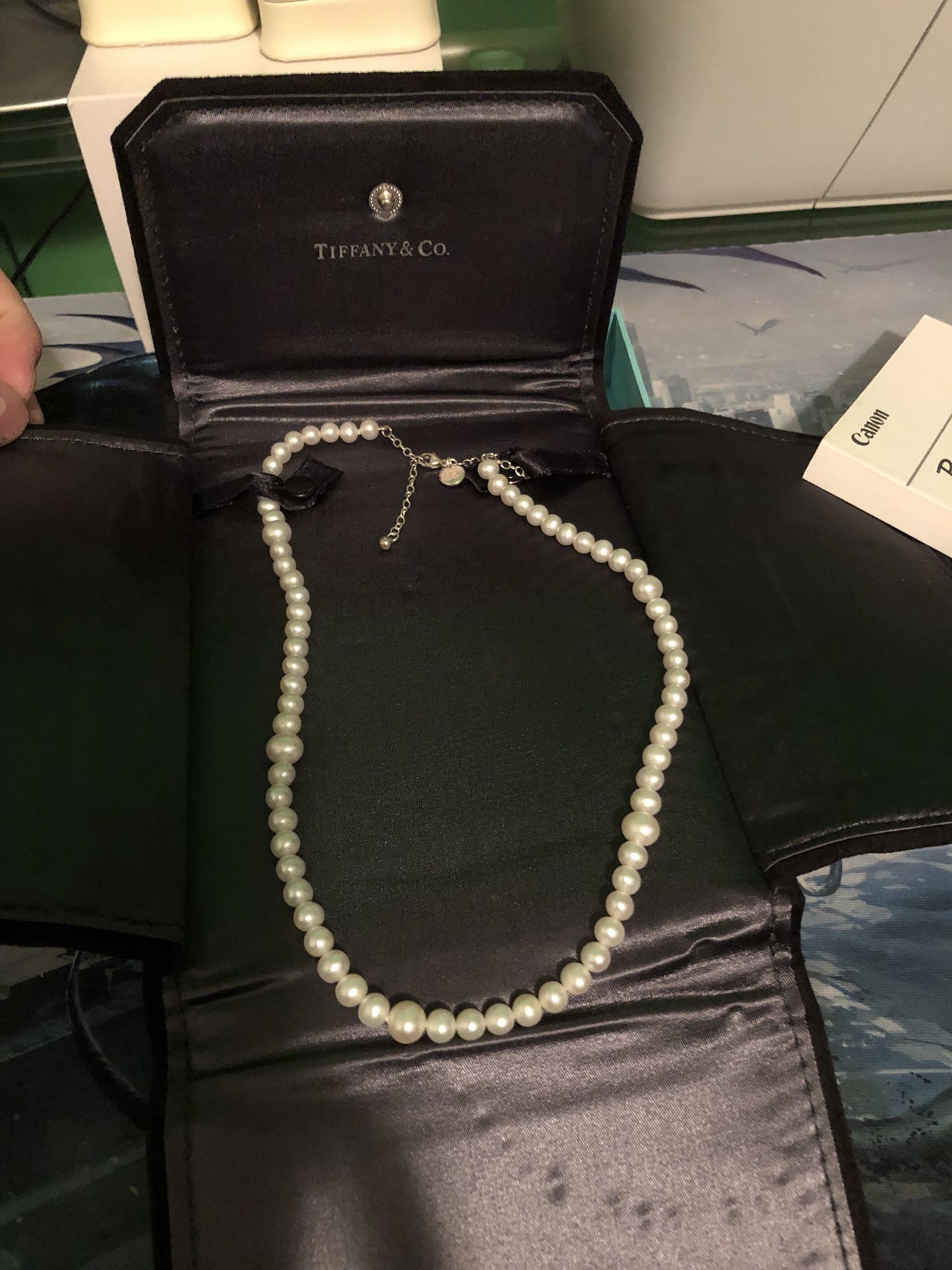Tiffany and Co. white pearls