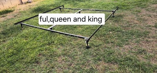 **Thick Metal Bed Frame (fits full,queen and king size)**