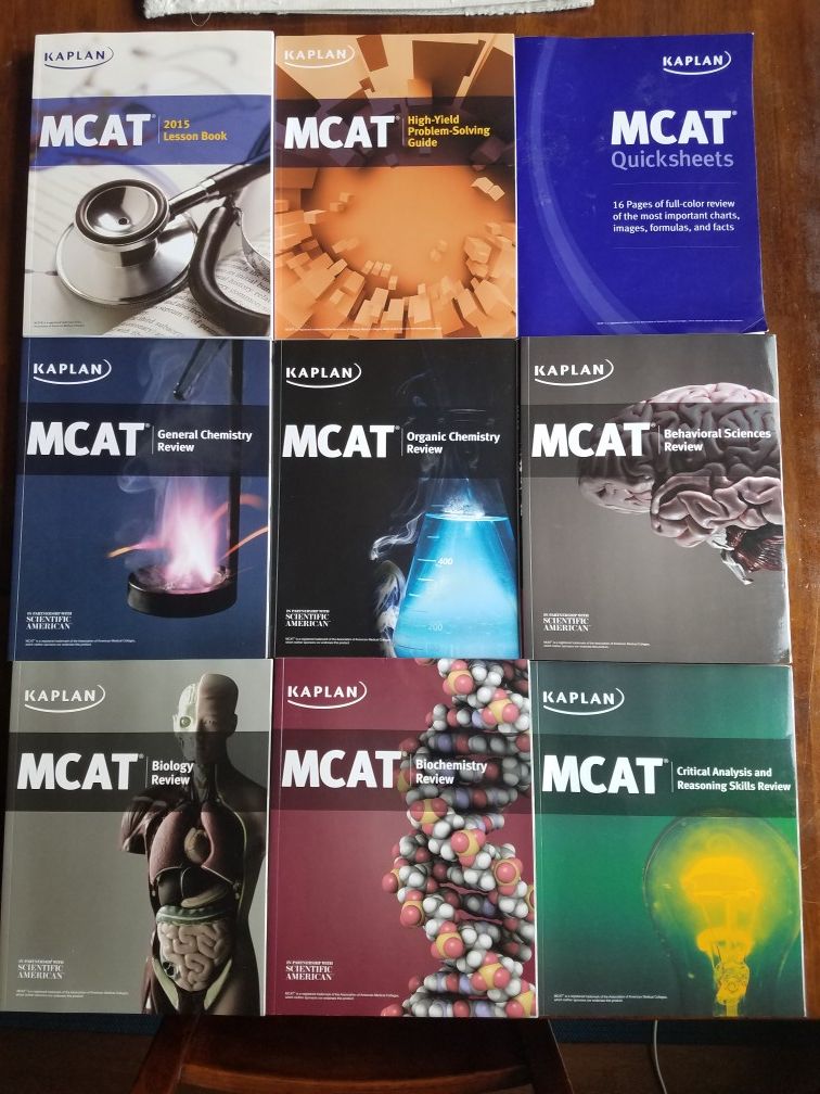 MCAT KAPLAN content books 2015