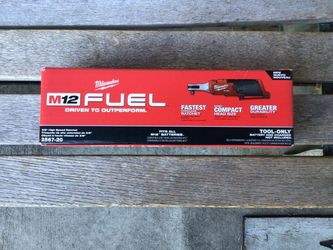Milwaukee M12 FUEL 12-Volt Lithium-Ion Brushless Cordless High Speed 3/8 in. Ratchet .  Brand NEW.  Tool Only.