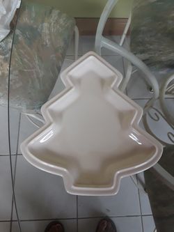 Pfaltzgraff ceramic Christmas dish