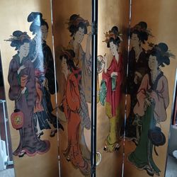 Oriental Panel Room Divider