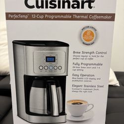 CUISINART COFFEE MAKER (NEW)