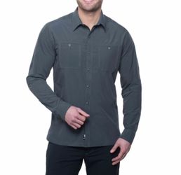 Kuhl Bakbone Long Sleeve Carbone Button Up Sz. M