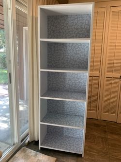Shabby Chic tall shelf unit for kitchen, laundry room, bedroom