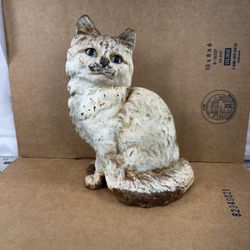 Vintage Cast Iron Persian Cat Doorstop 8 1/2” tall  Pick up in Deer Park, TX 77536