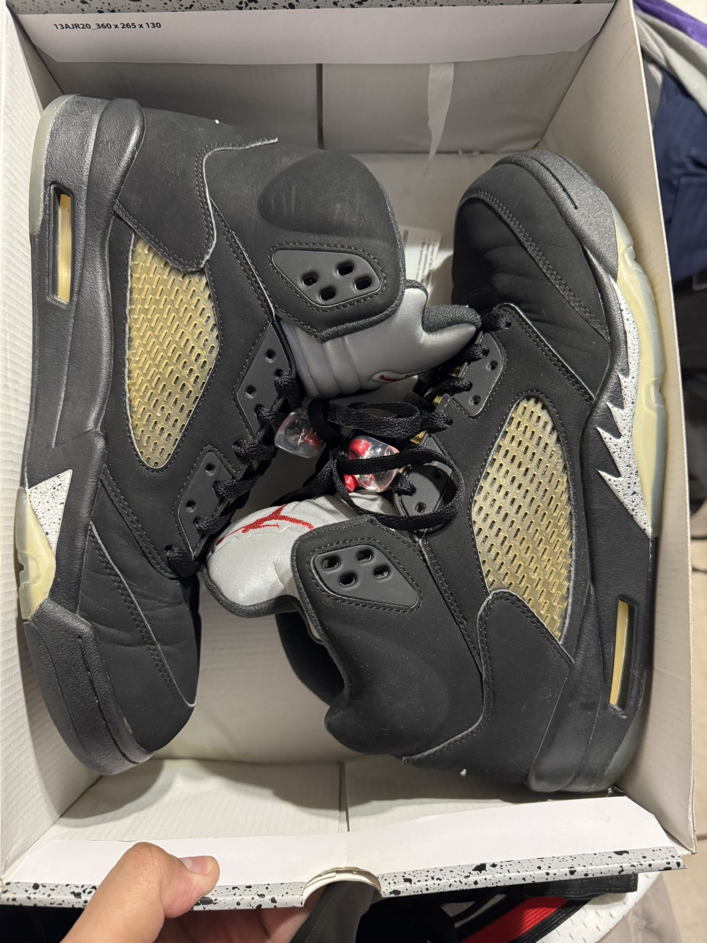 Jordan 5 Metallic Size 12