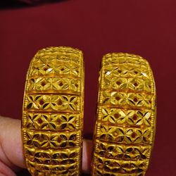 Gold Plated Bangals