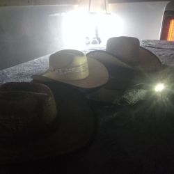 Cowboy Hats  Bent J Rail, RDR, and Leader Hat. 