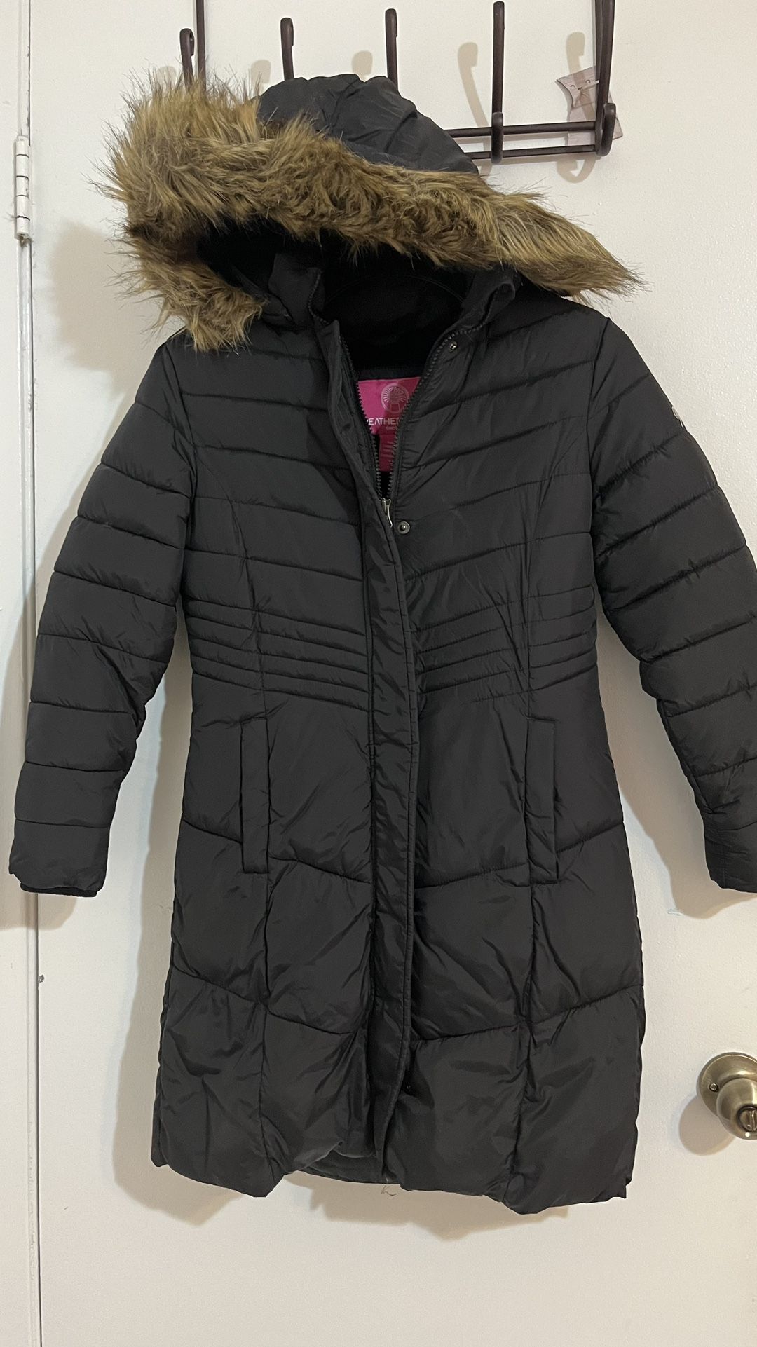US Women's Winter Hooded Coat Waterproof Warm Long Puffer Jacket Parka