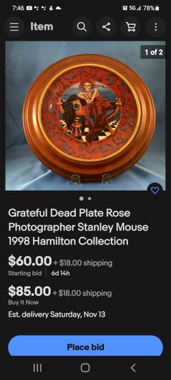 GREATFUL DEAD PLATES