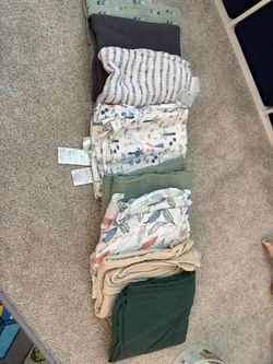 8 Muslin Baby Wash Towels