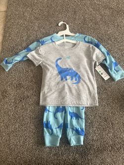 Toddler Boys 3 Piece Pajama Set (2T)