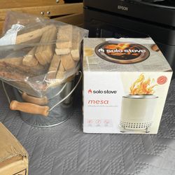 Mini Solo Stove with wood Sticks