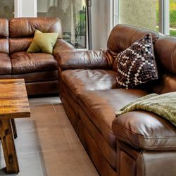 Leather Couch 