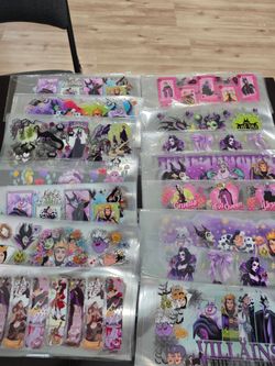 Disney villains uv Dtf Cup Wrap sale