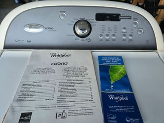Whirlpool cabrio platinum washer