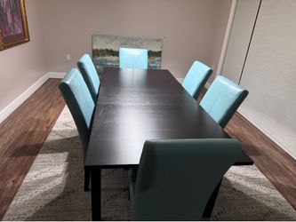 Table and 6 chairs