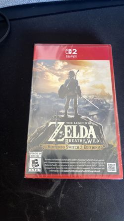 New zelda breath of the wild botw switch 2 physical cart sealed ns2