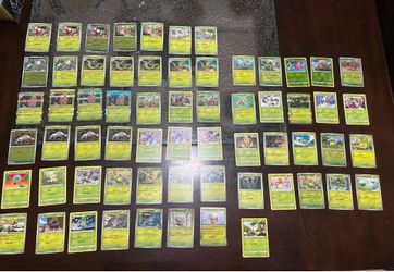 56 Pokémon cards