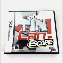 Tin Can Escape (Nintendo DS, 2011) Video Game Complete with Manual