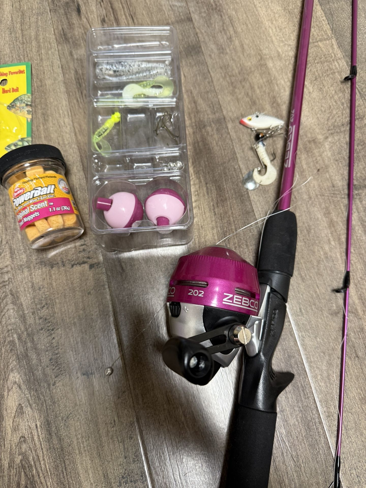 Kids Fishing Reel & rod set -Zebco 202