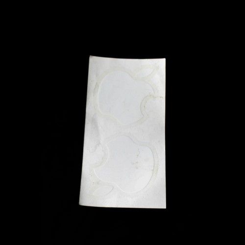 Set of 2 Vintage Apple Product Stickers White Approx 1.5 Inches New/Unused