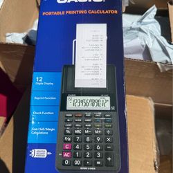 Casio portable  printing calculator