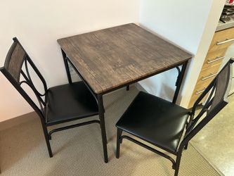Vecelo 3-piece dining table set