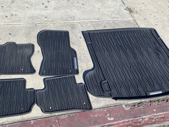 2018 Range Rover Velar Oem Rubber Floor Mat Set With Trunk Mat