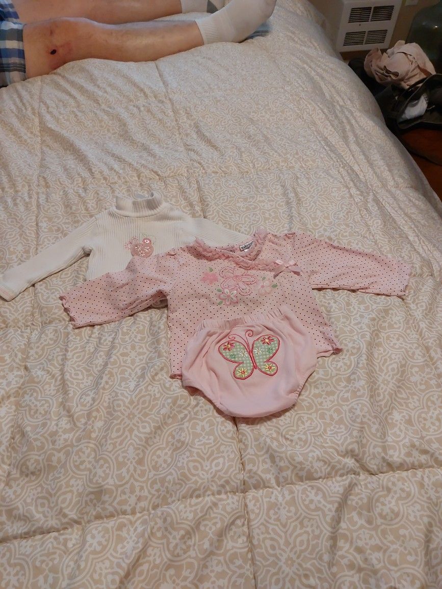 Two Long Sleeve T Shirts With Bottoms