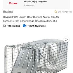 Havahart Animal Trap.