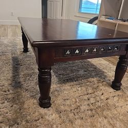 Mahogany Wood Coffee Table