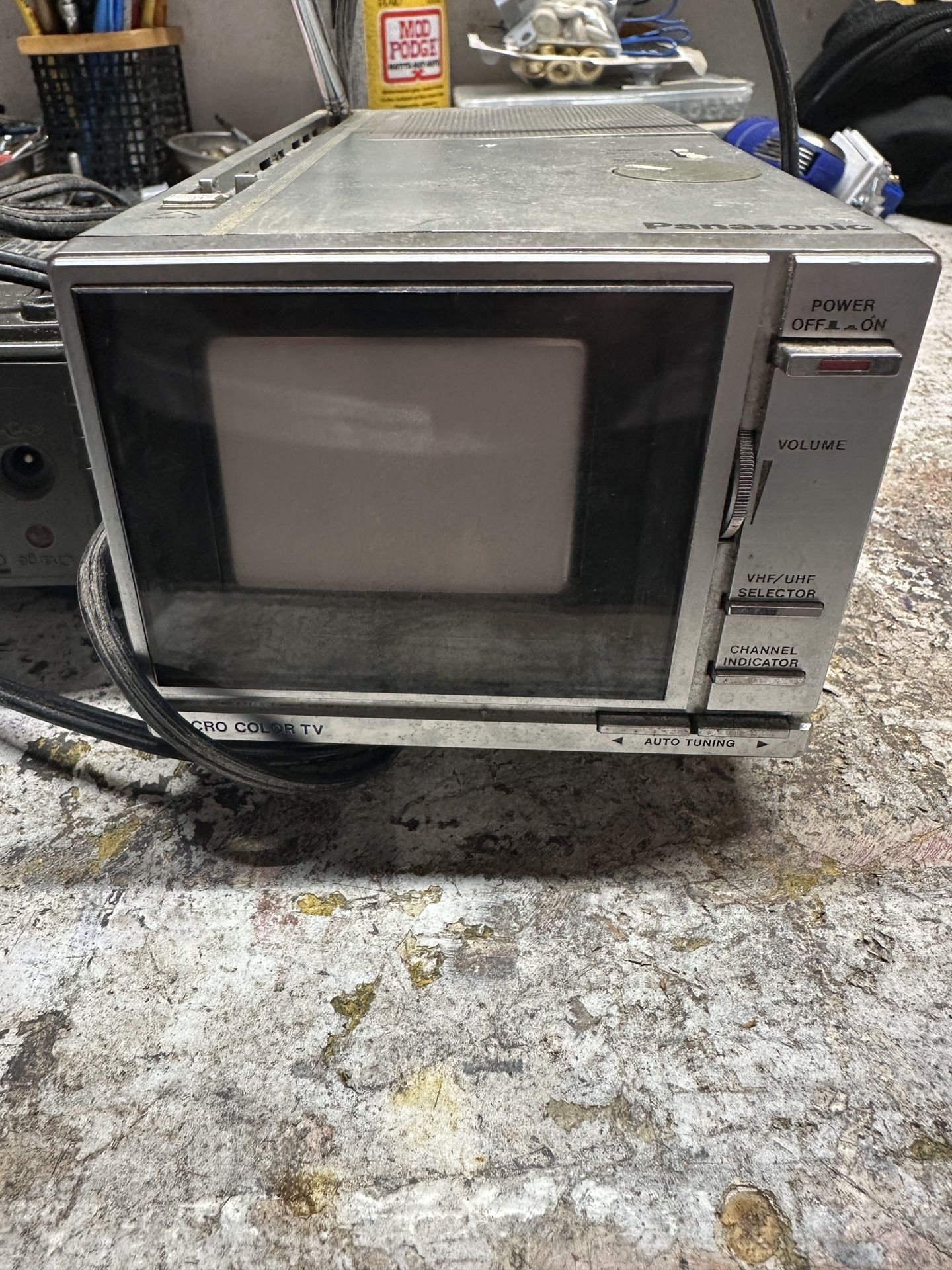 *OPEN BOX* RARE Panasonic CT-3311 Vintage 1982 Diagnol Micro Color TV Television