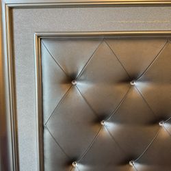 Silver Mirrored Bedroom Set 