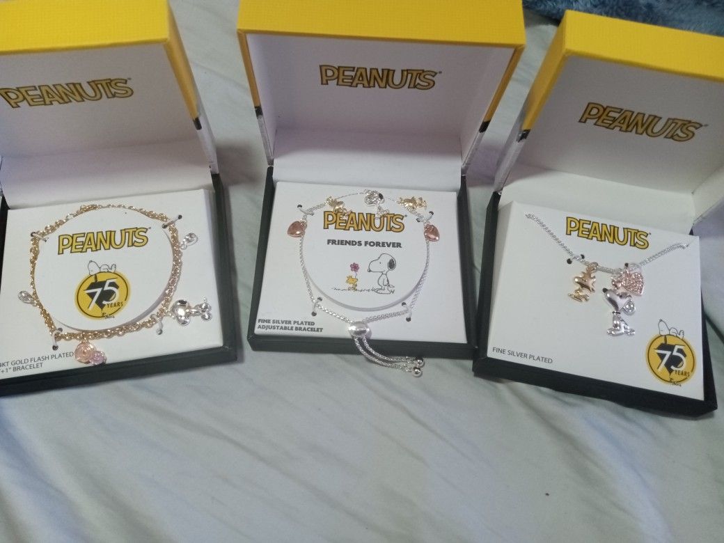 Peanuts 75 Year Anniversary Jewelry