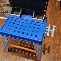 Free - Misc well used toys - Tool Bench And Train Tracks