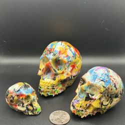 Abtract Art Skull Design