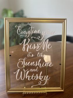 Wedding Whiskey Bar Sign 